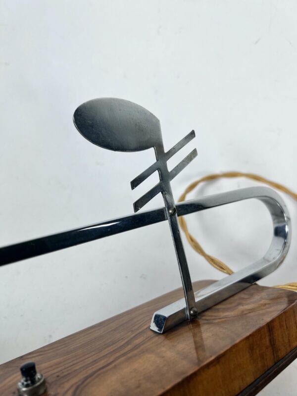 Lampada da tavolo Vintage antica di design Stile Art deco anni 30 per Pianoforte Lampade Appliques