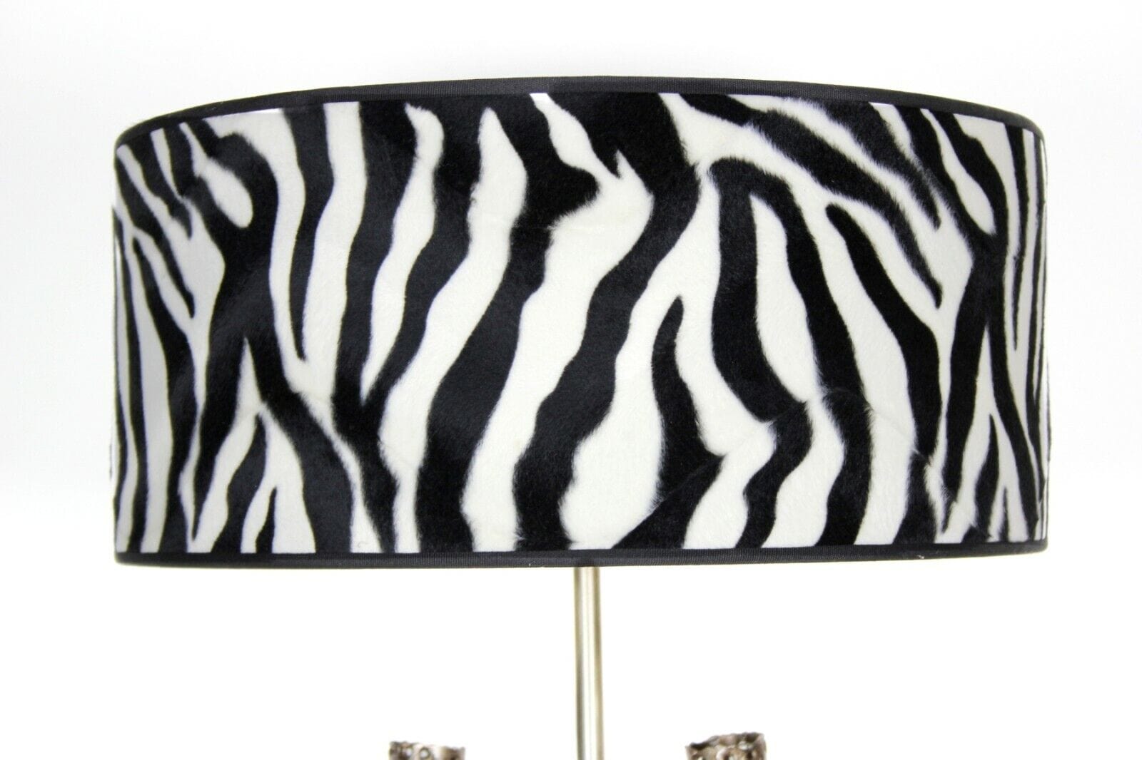 LAMPADA DA TAVOLO ZEBRATA SAFARI SAVANA LUME SALOTTO SOGGIORNO  MM LAMPADARI Lampade Appliques