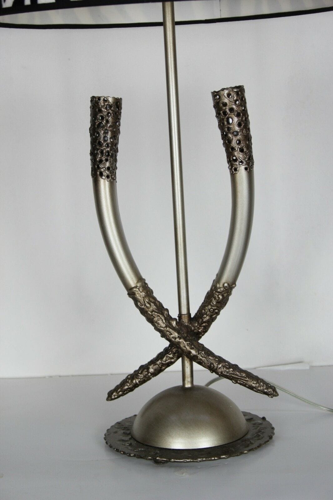LAMPADA DA TAVOLO ZEBRATA SAFARI SAVANA LUME SALOTTO SOGGIORNO  MM LAMPADARI Lampade Appliques
