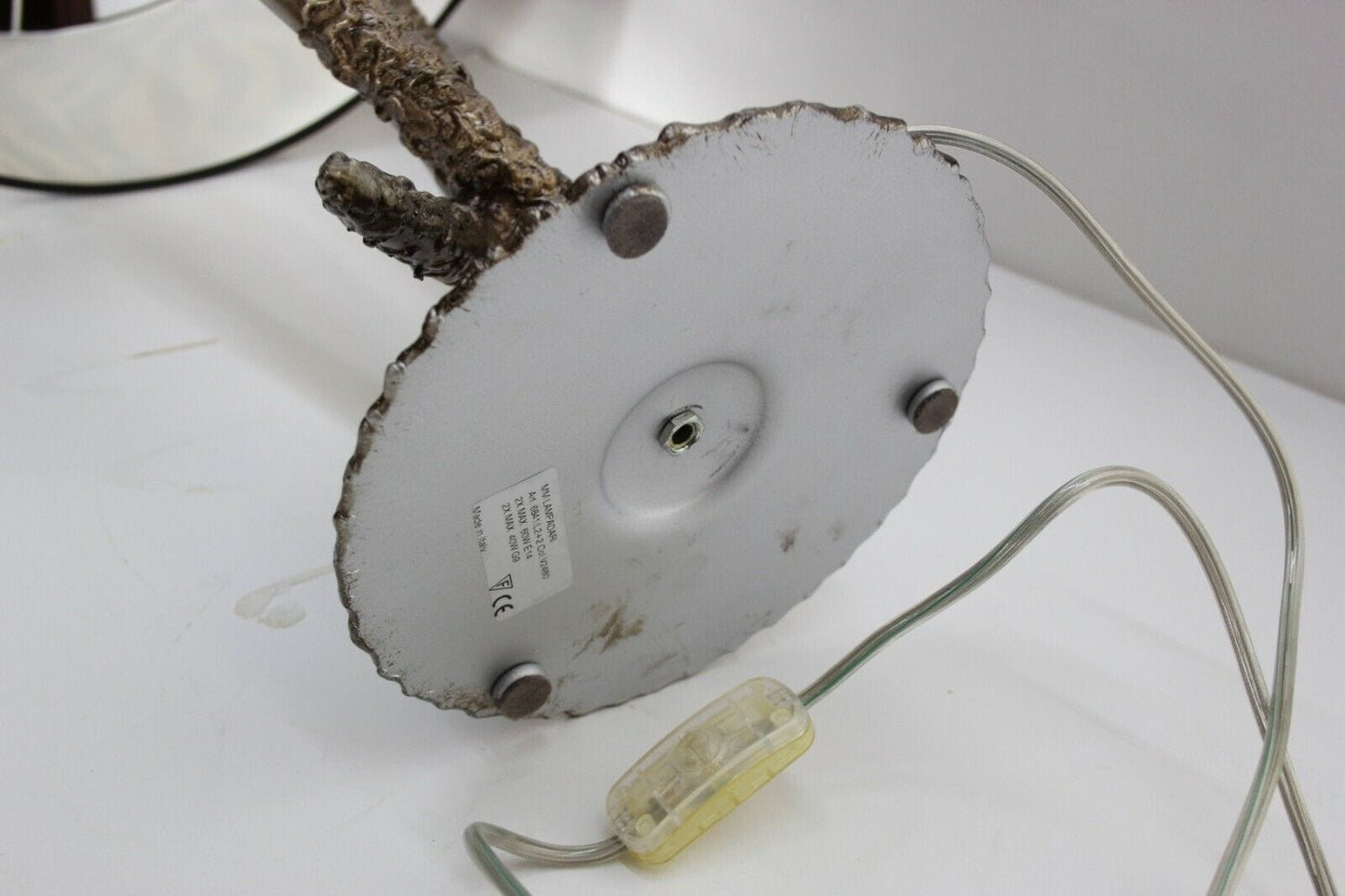 LAMPADA DA TAVOLO ZEBRATA SAFARI SAVANA LUME SALOTTO SOGGIORNO  MM LAMPADARI Lampade Appliques