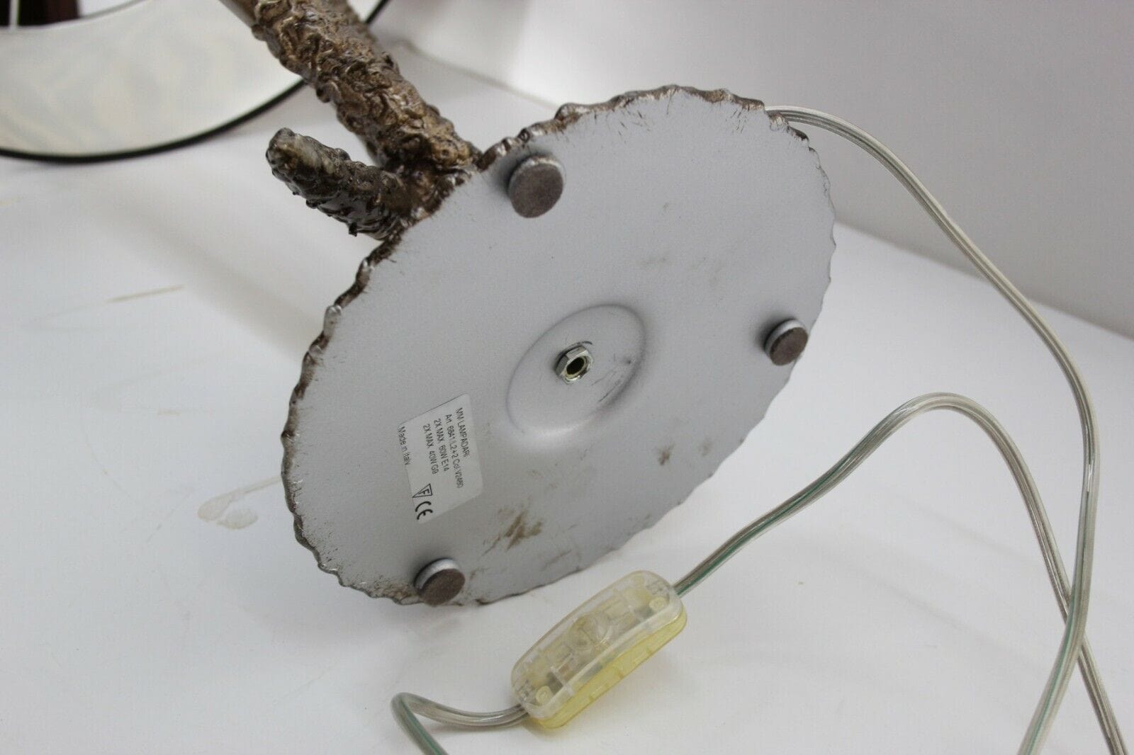 LAMPADA DA TAVOLO ZEBRATA SAFARI SAVANA LUME SALOTTO SOGGIORNO  MM LAMPADARI Lampade Appliques