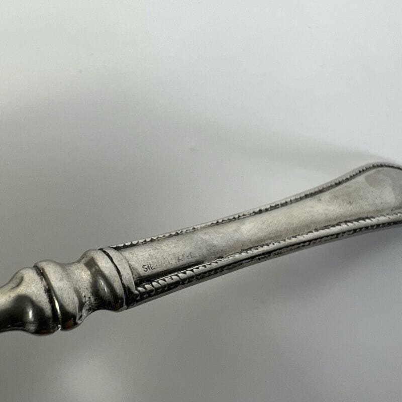 Lente di Ingrandimento a mano in argento Silver Plated antica Vintage anni 50 Attrezzi e Strumenti