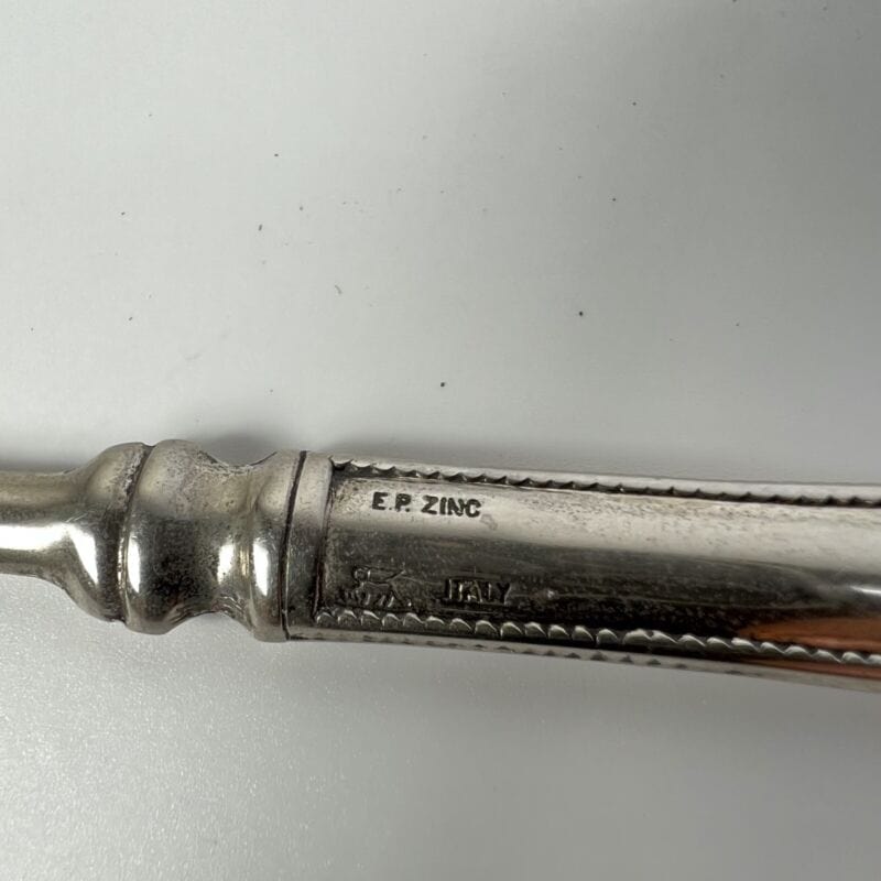 Lente di Ingrandimento a mano in argento Silver Plated antica Vintage anni 50 Attrezzi e Strumenti