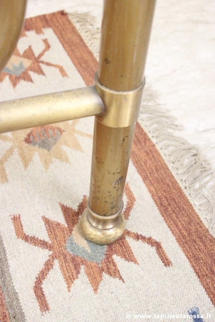 LETTO MATRIMONIALE VINTAGE IN OTTONE  RIVA DI CANTU - TESTATA E PEDIERA 2 PIAZZE Arredamento