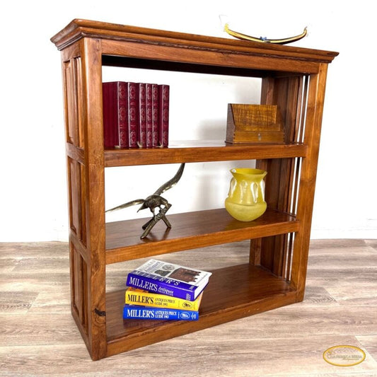 Libreria antica Etagere stile retro mobile scaffale in legno chiaro soggiorno Arredamento