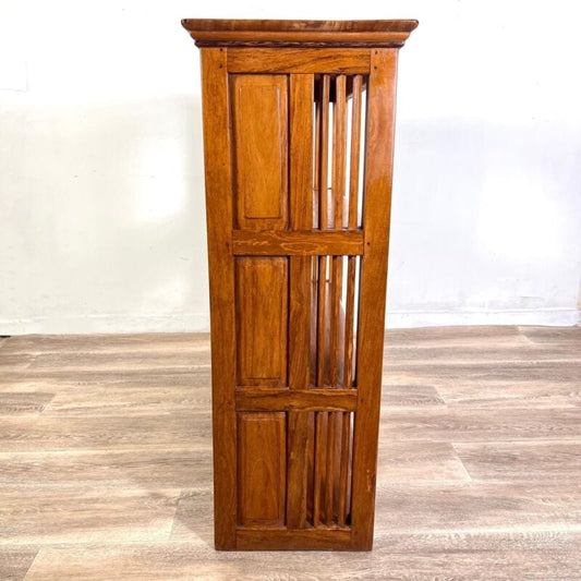 Libreria antica Etagere stile retro mobile scaffale in legno chiaro soggiorno Arredamento