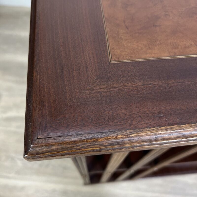 Libreria girevole stile antico vittoriano inglese in legno reggilibri tavolo Complementi d'arredo