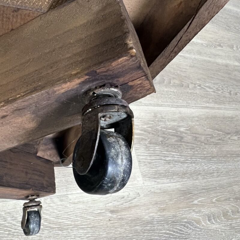 Libreria girevole stile antico vittoriano inglese in legno reggilibri tavolo Complementi d'arredo