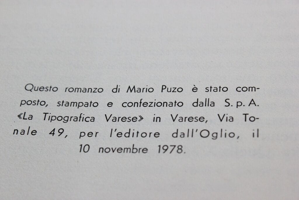 LIBRO I FOLLI MUOIONO  MARIO PUZO ANNO 1978 Libri