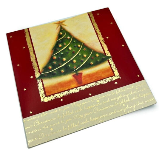 Lotto 3 cartoline di Buon Natale Vintage Natalizie inglesi di Lusso con Albero Other