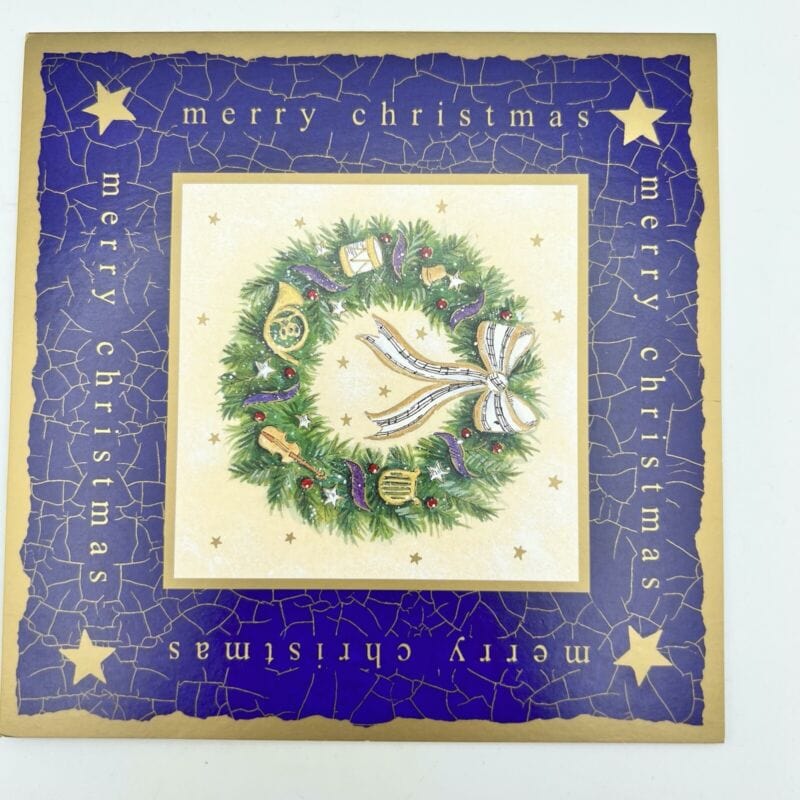 Lotto 5 cartoline di Buon Natale Vintage Natalizie inglesi di Lusso con Albero Other