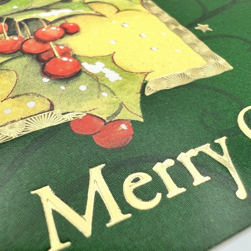 Lotto 5 cartoline di Buon Natale Vintage Natalizie inglesi di lusso con Uccelli Other