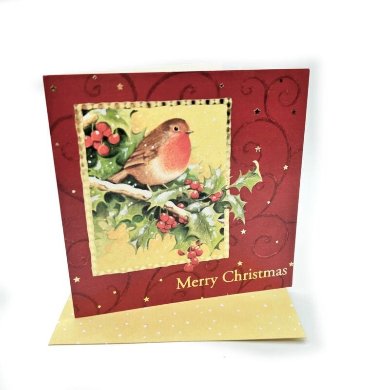 Lotto 5 cartoline di Buon Natale Vintage Natalizie inglesi di lusso Pettirosso Other