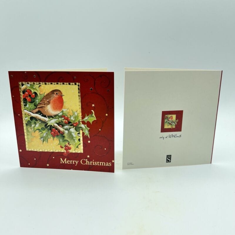 Lotto 5 cartoline di Buon Natale Vintage Natalizie inglesi di lusso Pettirosso Other