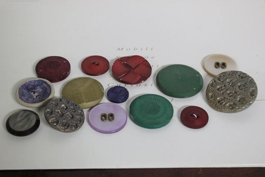 LOTTO RARI BOTTONI D'EPOCA  - BOTTONE ANNI '50 - STOCK OF VINTAGE BUTTONS Bigiotteria & Accessori