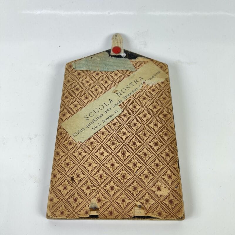 Madonna con bambino antica in legno e oro Icona litografia religiosa di Allegri Oggetti sacri - rosari