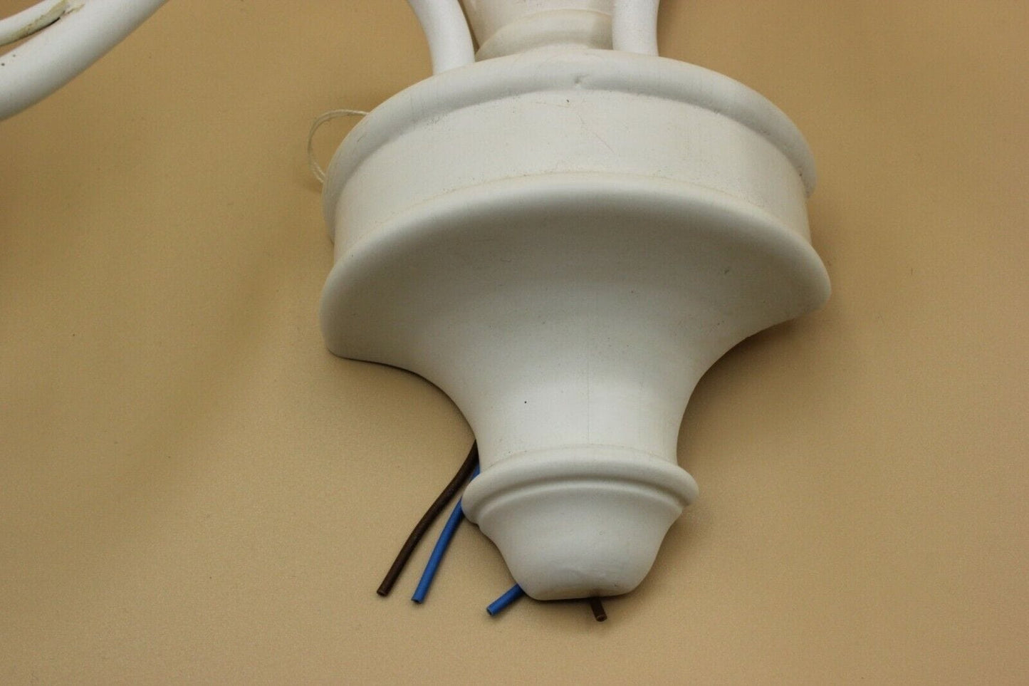 Maltinti Renzo Applique Shabby Legno Bianco Lampada da parete Retrò a due luci Lampade Appliques