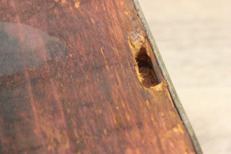 Mensola consolle mezza luna stile antico in legno da terra con cassetto mensola Complementi d'arredo