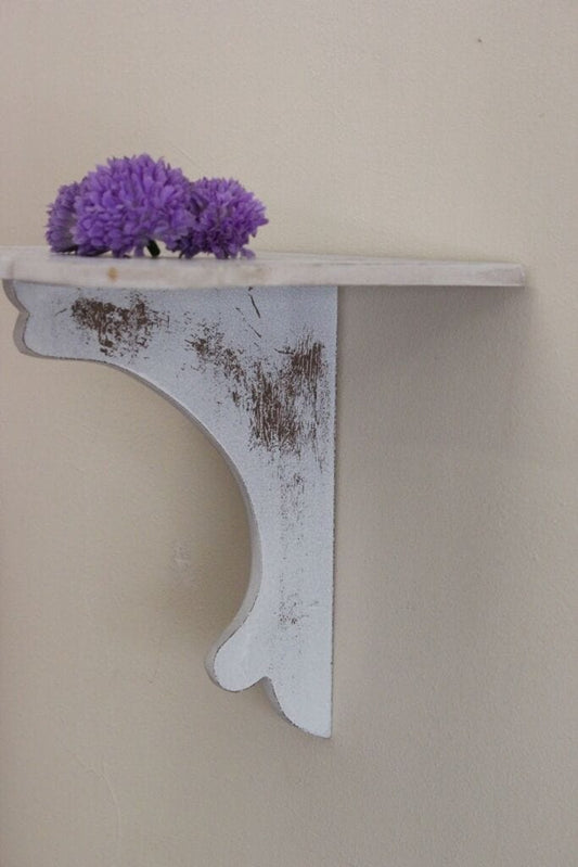 MENSOLINA SHABBY CHIC A SOSPENSIONE  MENSOLA  IN LEGNO PATINA ANTICATA Complementi d'arredo