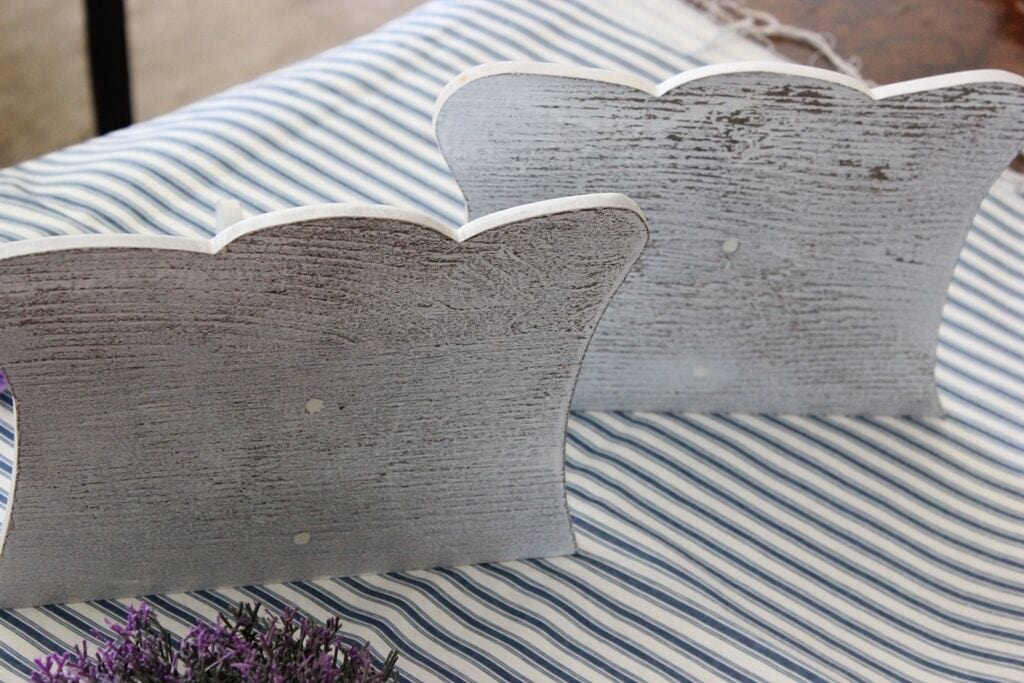 MENSOLINA SHABBY CHIC A SOSPENSIONE  MENSOLA  IN LEGNO PATINA ANTICATA Complementi d'arredo