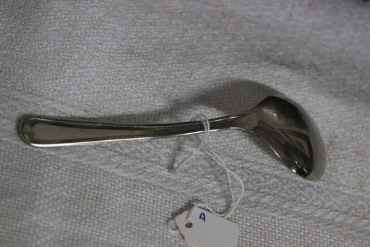 MINI MESTOLO D'EPOCA IN SILVER PLATED PER SALSA / VECCHIA POSATA / CUCCHIAIO Sheffield & Argento