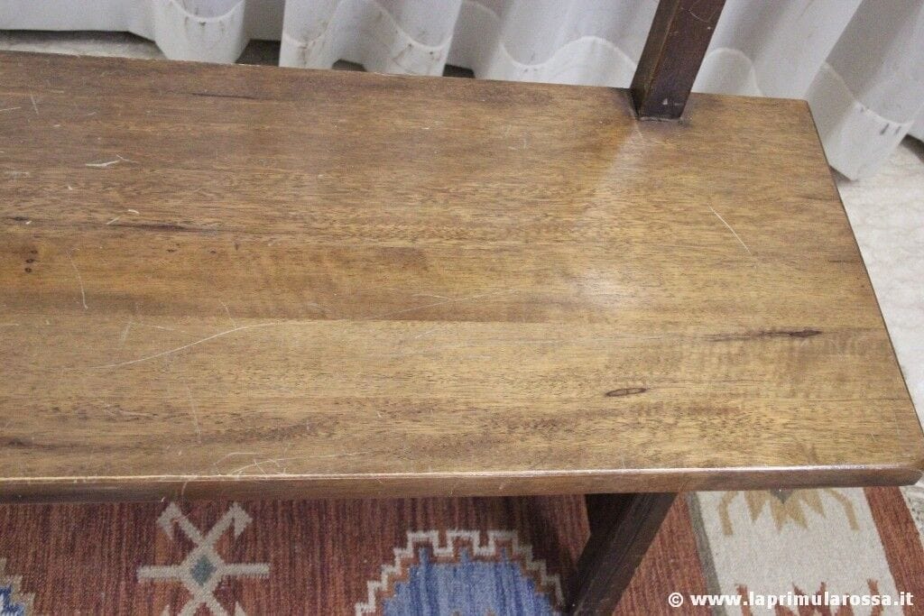 PANCA RUSTICA D'EPOCA IN LEGNO MASSELLO L.mt.2  VINTAGE WOODEN BENCH Arredamento