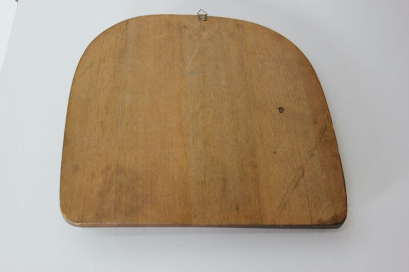 Papa Giovanni XXIII antico quadro Capoletto scultura in legno capezzale vintage Oggetti sacri - rosari