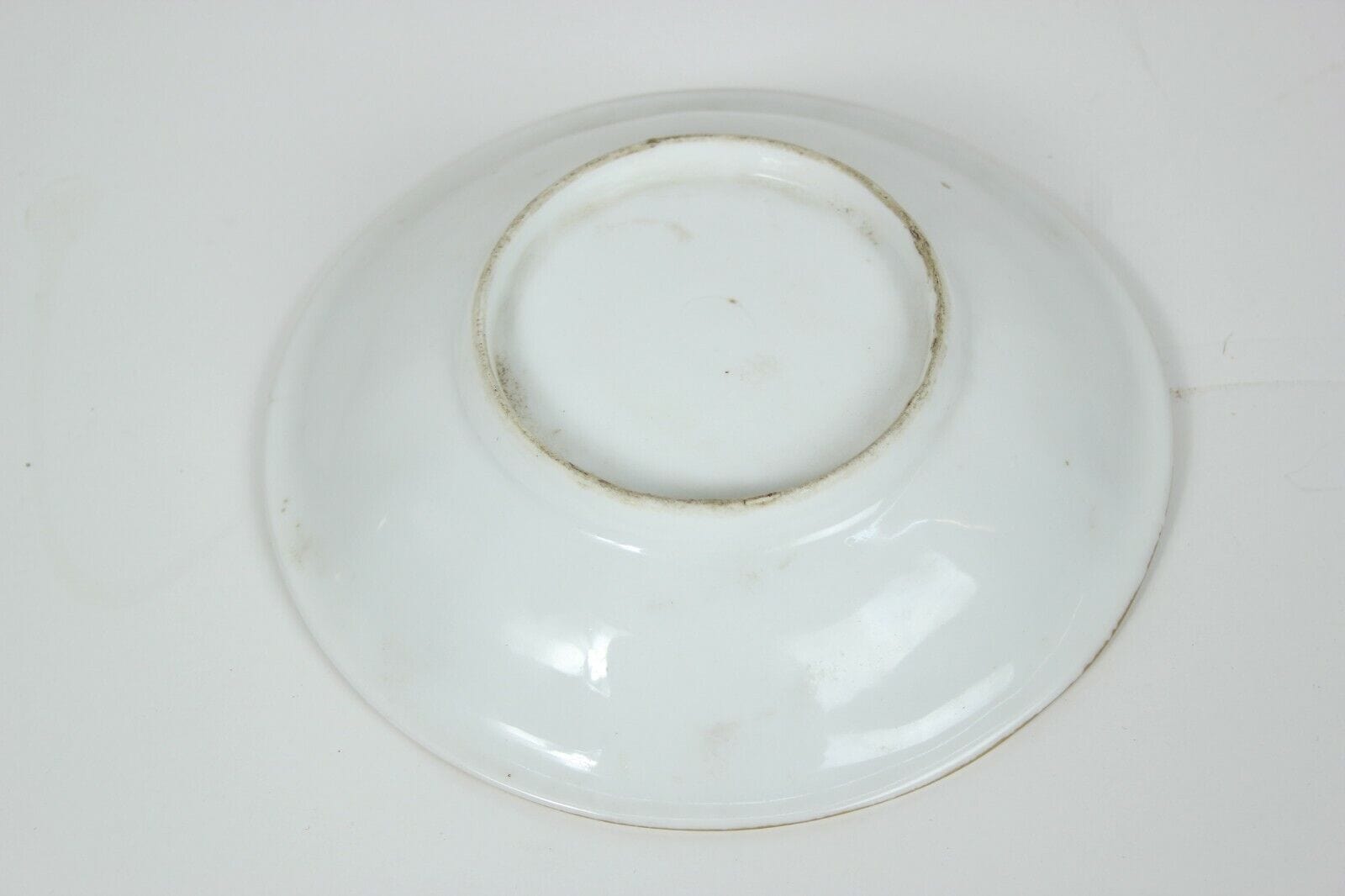 PIATTINO ANTICO IN PORCELLANA DIPINTO A MANO PIATTO DECORO FLOREALE CIOTOLA Ceramiche e Porcellane