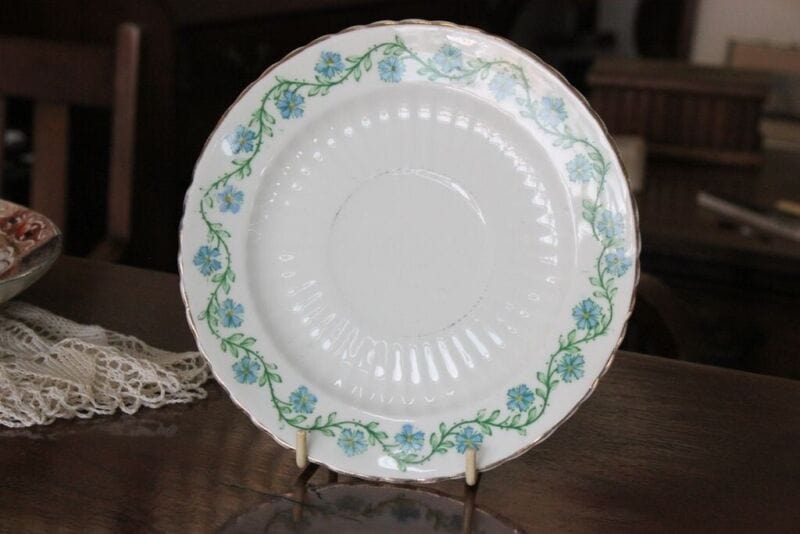 PIATTINO D'EPOCA DA COLLEZIONE IN PORCELLANA / VINTAGE BONE CHINA PLATE Ceramiche e Porcellane
