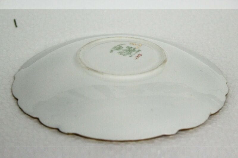 Piattino piatto antico inglese in porcellana The Foley china vintage bone saucer Ceramiche e Porcellane