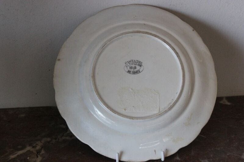 PIATTO COMMEMORATIVO D'EPOCA IN CERAMICA EVENTO STORICO- VINTAGE FRENCH PLATE Ceramiche e Porcellane