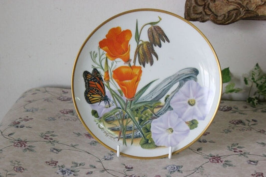 PIATTO DECORATIVO  IN PORCELLANA ANNO 1978 VINTAGE FRANKLIN PORCELAIN PLATE Ceramiche e Porcellane