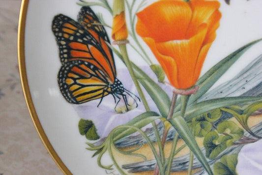 PIATTO DECORATIVO  IN PORCELLANA ANNO 1978 VINTAGE FRANKLIN PORCELAIN PLATE Ceramiche e Porcellane