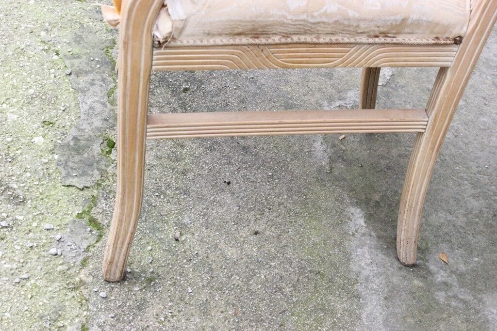 POLTRONA VINTAGE SHABBY CHIC  - SEDIA IN CON BRACCIOLI - POLTRONCINA Arredamento