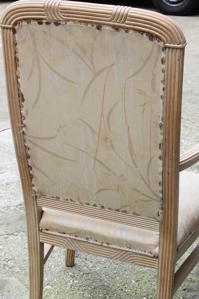 POLTRONA VINTAGE SHABBY CHIC  - SEDIA IN CON BRACCIOLI - POLTRONCINA Arredamento