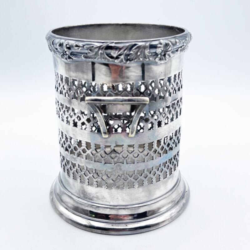 Portabottiglia in argento sheffield silver plated vintage secchiello per vino Sheffield & Argento