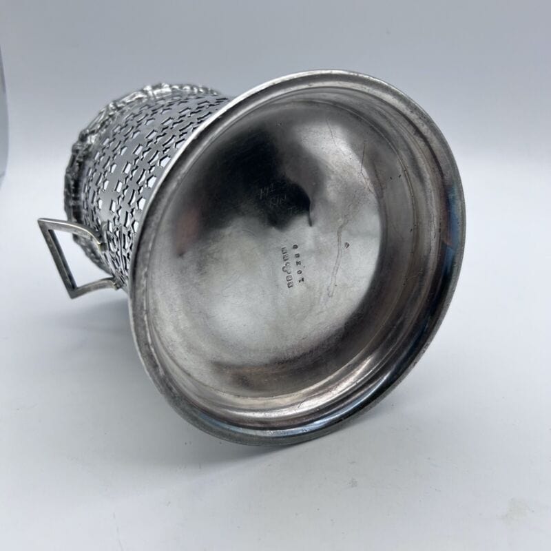 Portabottiglia in argento sheffield silver plated vintage secchiello per vino Sheffield & Argento