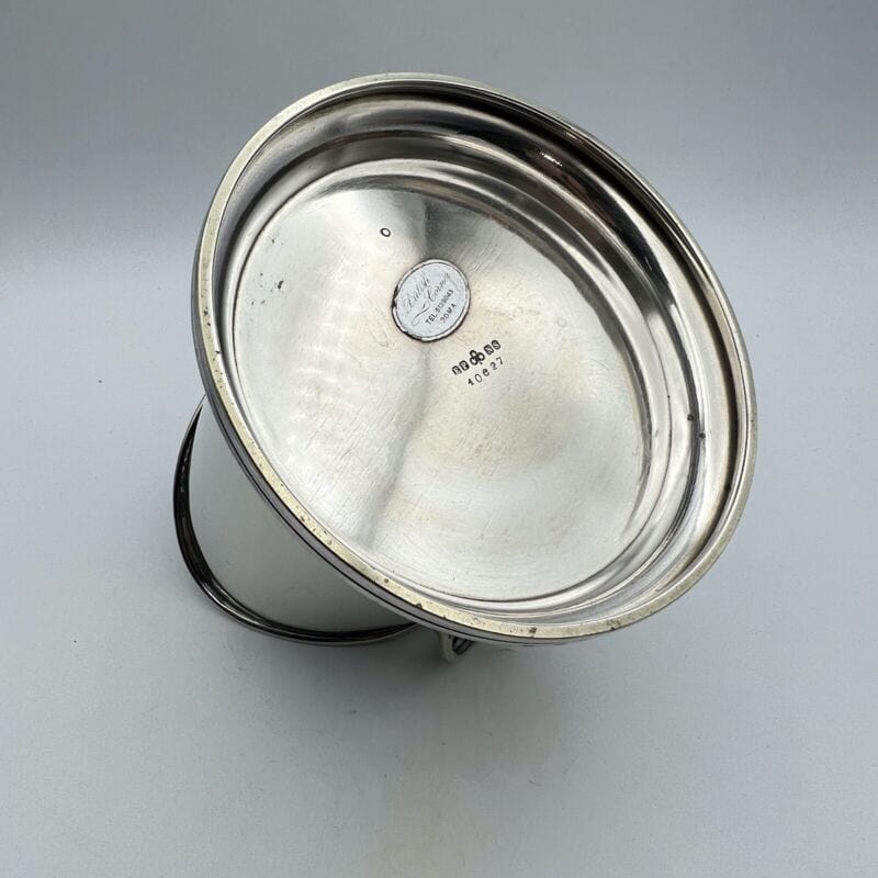 Portabottiglia in argento sheffield silver plated vintage secchiello per vino XX Sheffield & Argento