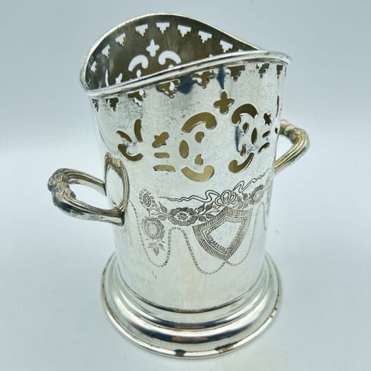 Portabottiglia in argento sheffield silver plated vintage secchiello per vino  Y Sheffield & Argento