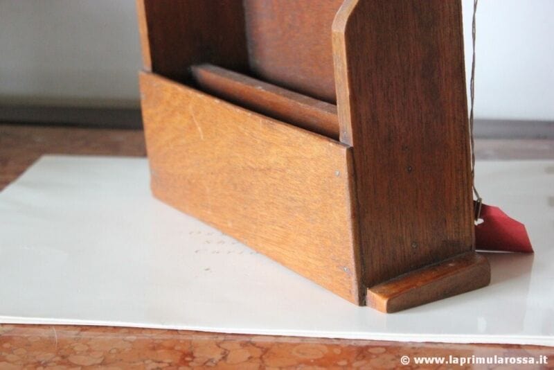 PORTALETTERE D'EPOCA IN LEGNO  -  VECCHIO PORTACORRISPONDENZA H CM 20 PORTAPOSTA Complementi d'arredo