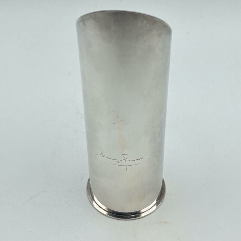 Portapenne da scrivania stile antico in argento silverplate sheffield boccale Sheffield & Argento