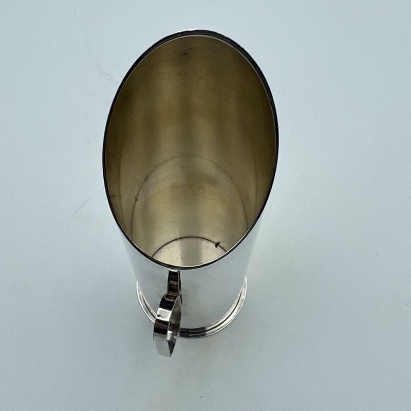 Portapenne da scrivania stile antico in argento silverplate sheffield boccale Sheffield & Argento