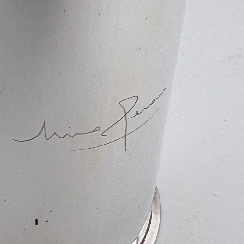 Portapenne da scrivania stile antico in argento silverplate sheffield boccale Sheffield & Argento