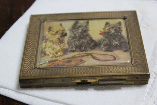 PORTASIGARETTE VINTAGE DA BORSETTA -  PORTABIGLIETTI DA VISITA D'EPOCA Portacipria