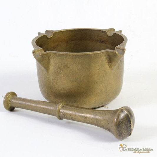 Posacenere in ottone vintage mortaio con pestello portacenere stile antico Oggetti per fumatori