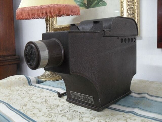 PROIETTORE DI DIAPOSITIVE D'EPOCA VINTAGE OPTISCOP ENSIGNE N.5 SLIDE PROJECTOR Attrezzi e Strumenti