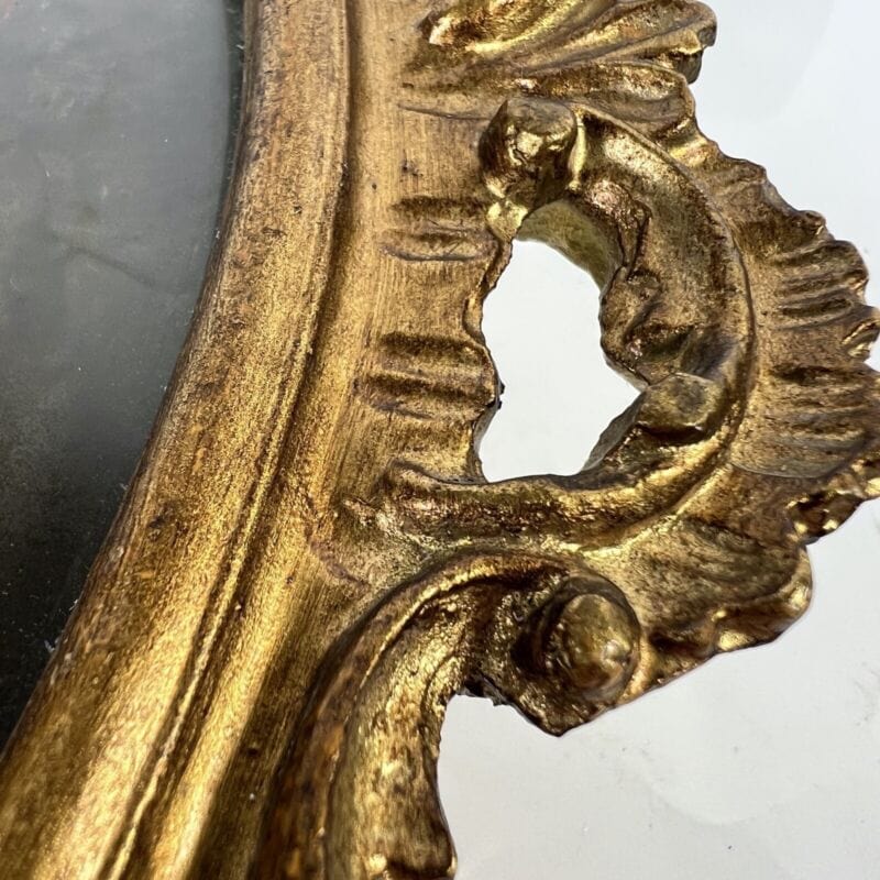 Quadro Antico Dipinto a olio firmato natura morta con fiori cornice oro ovale Quadri