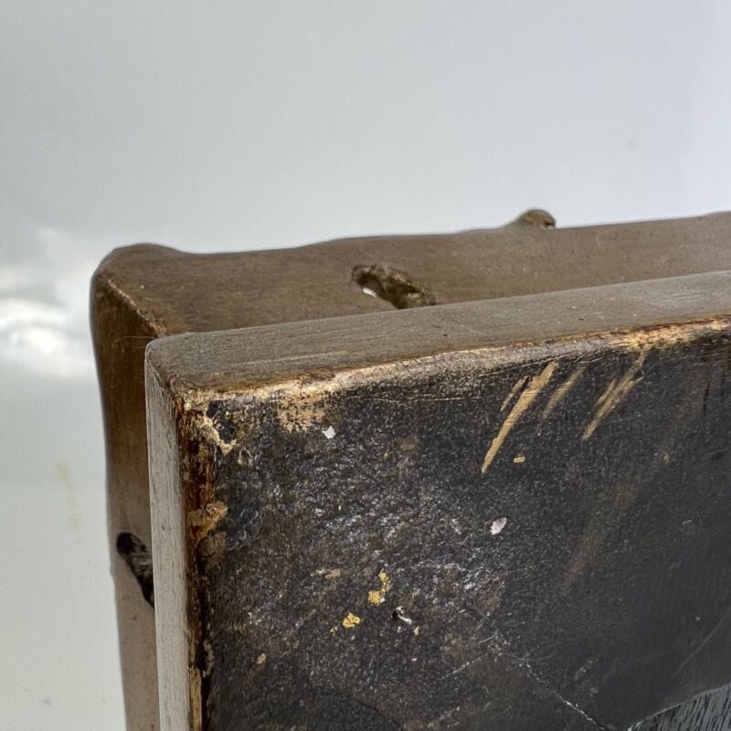 Quadro antico dipinto a olio su tavola quadretto cornice oro stile barocco 900 Quadri