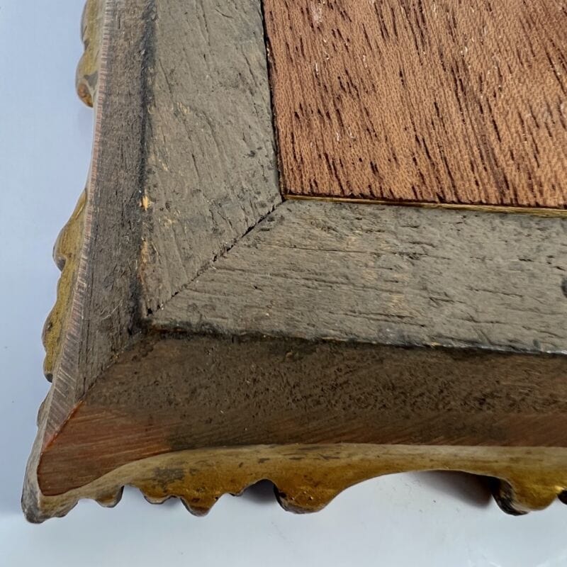 Quadro antico dipinto a olio su tavola quadretto cornice oro stile barocco 900 Quadri