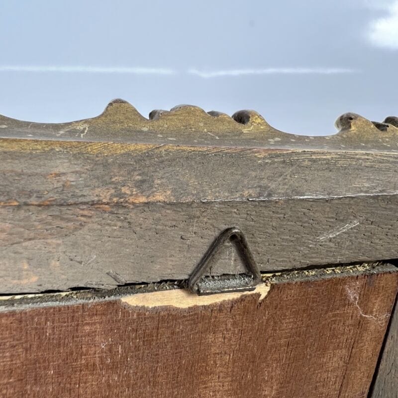 Quadro antico dipinto a olio su tavola quadretto fiori cornice oro stile barocco Quadri